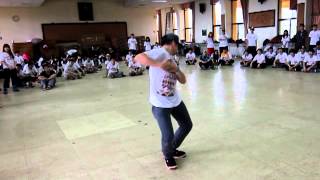 2013.02.07 十校聯合寒舞營【Battle in Summe】小陸老師Krump Solo Part.1