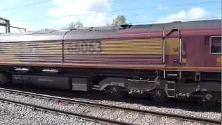 66063+66138 1Z44 The Olive Branch @ Crewe 14/4/12