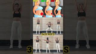 Standing Abs exercises to Flat Stomach