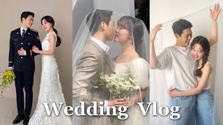 결혼준비 브이로그#8 👰🏻‍♀️🤵🏻‍♂️ | 웨딩촬영 현장 브이로그📷 (바로오늘이그날, 정샘물웨스트, 라포레드레스)