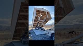 Horse shelter plus Hay storage #thebarnyardsheds #horse #shed