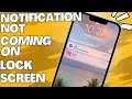 Fixing iPhone Lock Screen Notification Issues | ios 16 notifications not showing [Solved]