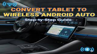 How to Convert Tablet into Wireless Android Auto | Use as Car Head Unit Display
