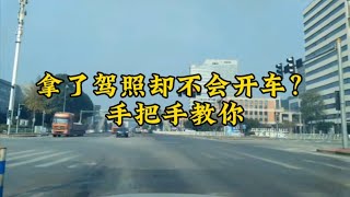 拿了驾照却不会开车？手把手教会你 #陪练 #学车