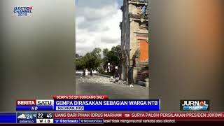 Gempa di Bali Terasa Hingga Lombok