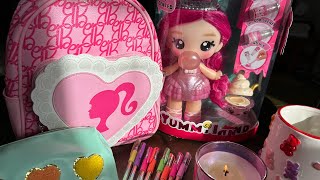 👑💖What’s in my BARBIE VALENTINE MINI BACKPACK💖Walmart haul🛍️ #shopgirl #catherinescastle👑