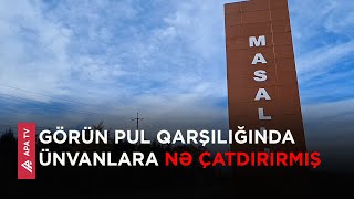 Masallıda polis kuryeri saxladı – APA TV