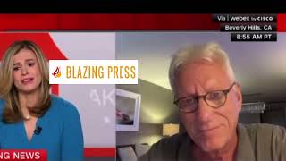 Actor James Woods breaks down in tears as he describes the fires in Los Angeles