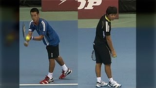 2011ＤＷＣ 男子シングルス ２回戦  杉田祐一 VS 小ノ澤新