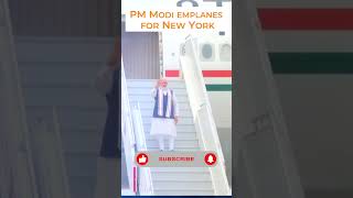 PM Modi Emplanes For His First Historic Visit To The US #shorts