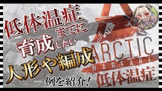 【ドルフロ 解説】一例紹介：低体温症までに育成したい人形や編成！低体温症②【ドールズフロントライン】