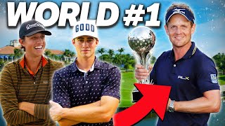 We Challenged Former World #1 Golfer To An 18 Hole Match