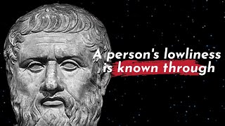 Plato's quotes are better known for young people not to regret in old age