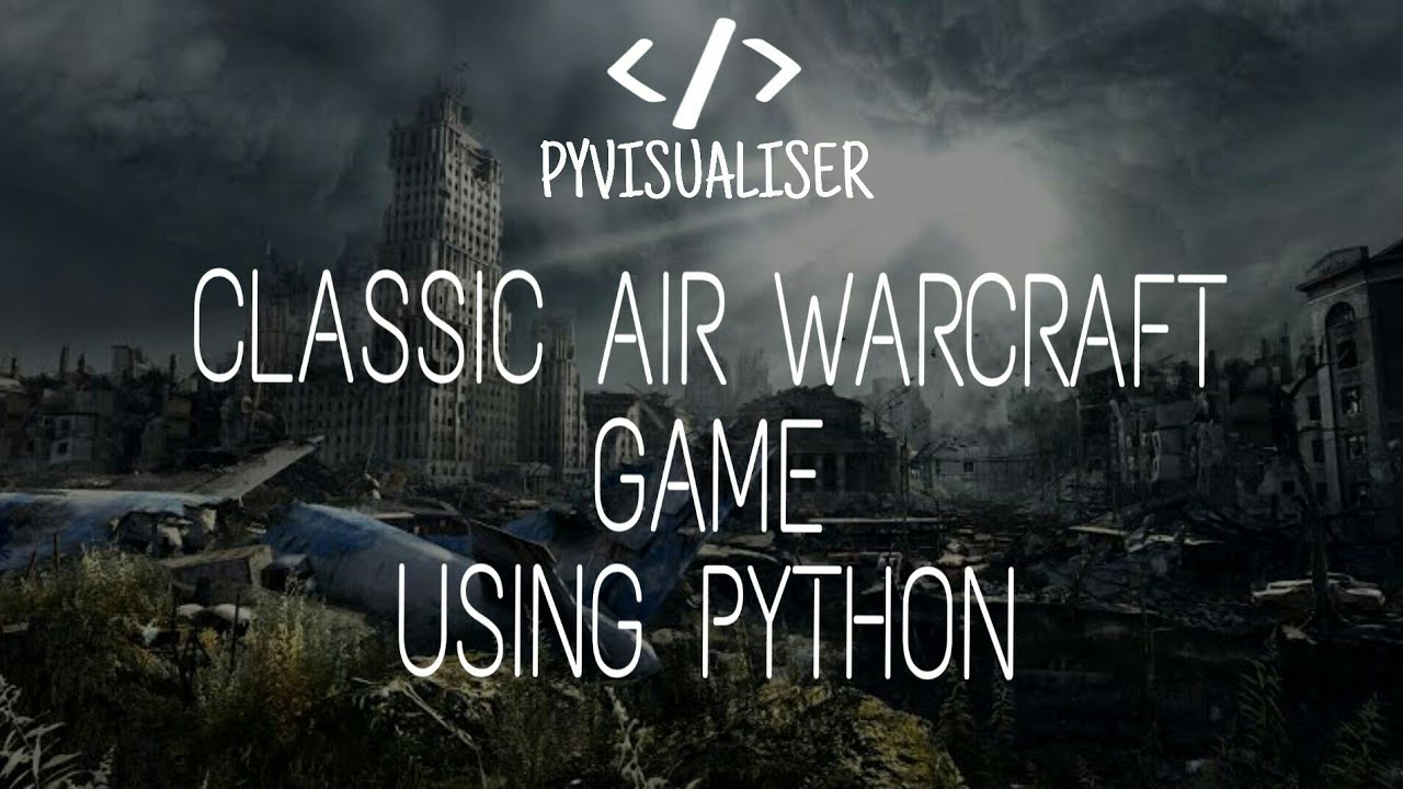 Aircraft War Game Using Python | GUI | Pygame - YouTube