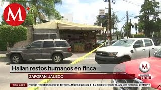 Localizan restos humanos en finca de colonia La Estancia