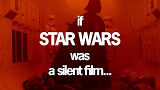 if STAR WARS was a silent film... (part 1)