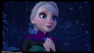 Kingdom Hearts 3 - Elsa + Larxene Cutscene (Frozen)
