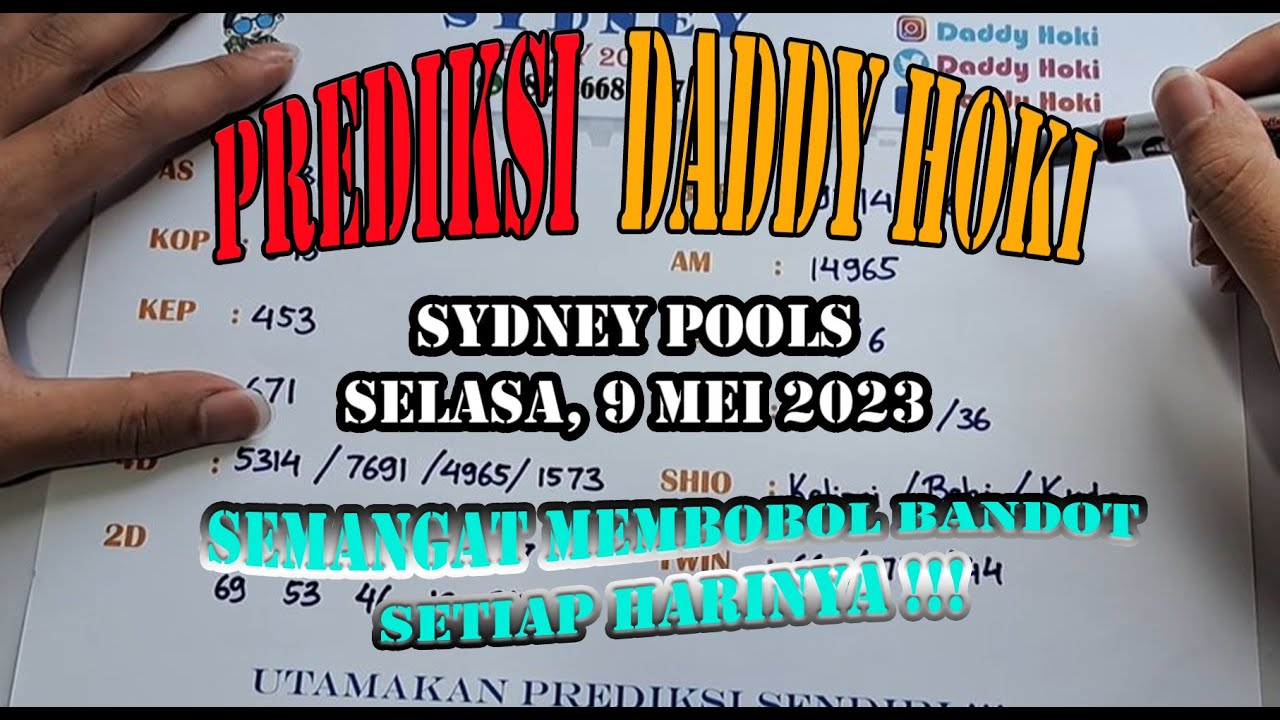 PREDIKSI SIDNEY 9 MEI 2023| BOCORAN SIDNEY HARI INI | RUMUS SYDNEY JITU ...