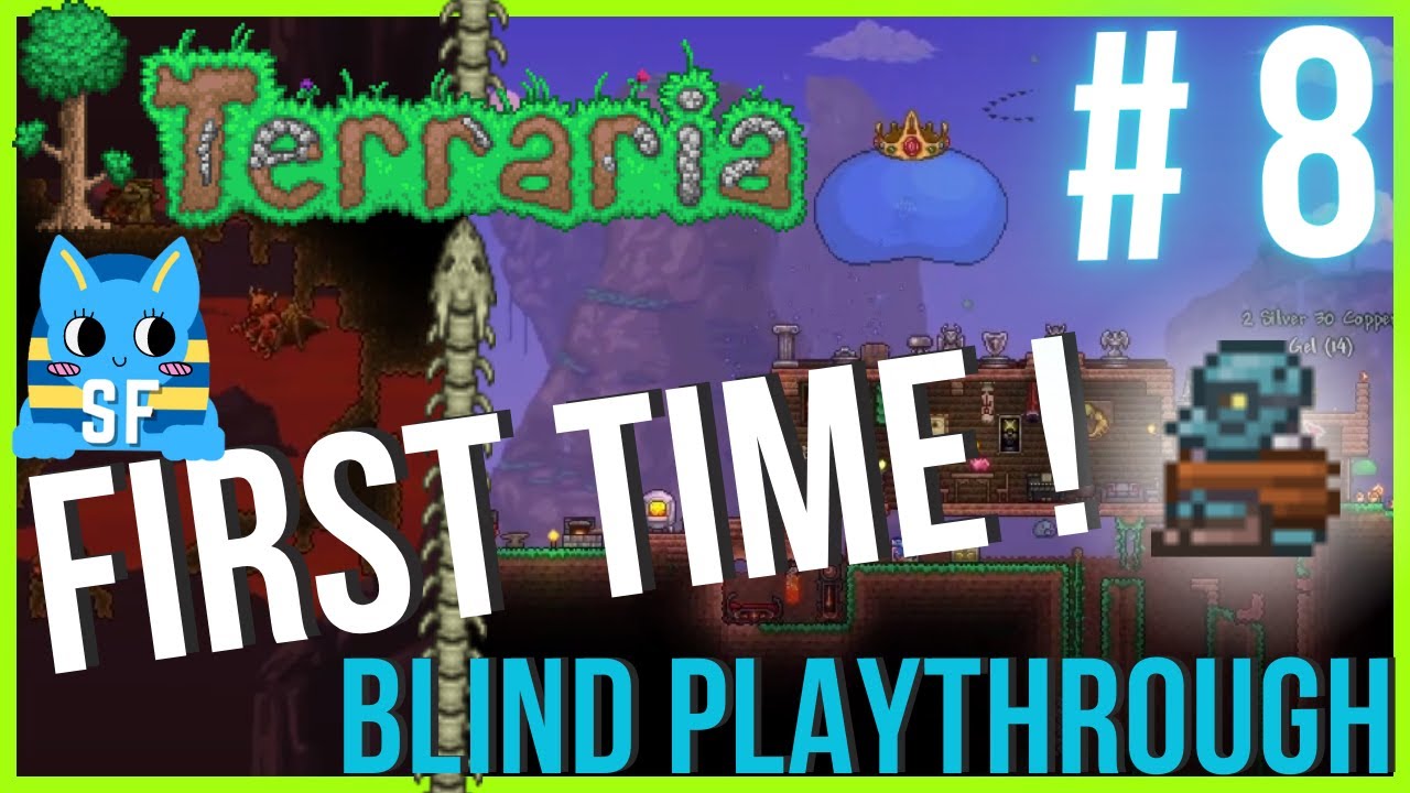 FIRST Time Playing Terraria! - Blind Playthrough EP8 - Demons And A ...