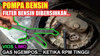 RUMAH FUEL PUMP || Dibongkar... Filter Bensin Dibersihkan || Toyota Vios Gen2 - Yaris Bakpao