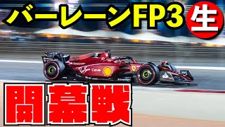 F1 2022 開幕戦バーレーンGP フリー走行３回目 【実況】【映像なし】