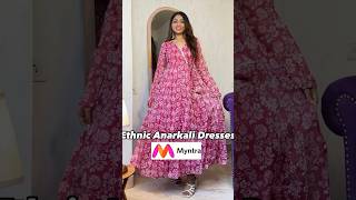 Myntra Ethnic Anarkali Dress haul #myntrahaul #ethnicdress #anarkali #shorts #indiandress #fyp