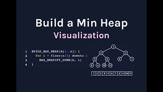 Build a Min Heap/Priority Queue (code visualization)
