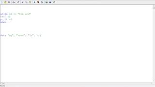 just basic tutorial 7 read and data