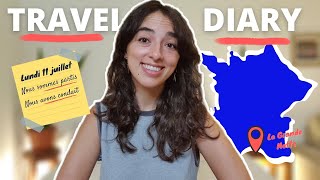 South of France French TRAVEL DIARY | How to Use PASSE COMPOSE in FRENCH | In French with subtitles