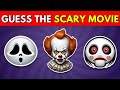 Guess the Scary Movies by the Emojis 🤡😓 | Horror Movie Emoji Quiz