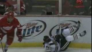 Todd Bertuzzi destroys Ryan Johnson