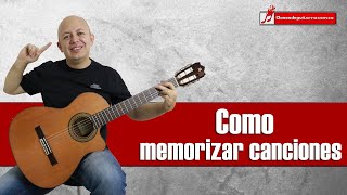 ¿Te cuesta memorizar canciones? Te muestro cómo hacerlo