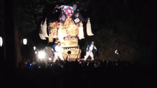 新居浜太鼓祭り２０１５　内宮神社　新田太鼓台