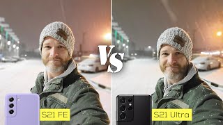 Samsung Galaxy S21 FE versus Galaxy S21 Ultra camera comparison