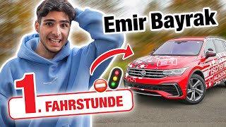 Erste Fahrstunde (SCHALTUNG) mit Emir Bayrak 🤪 | Fischer Academy