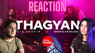 Thagyan | REACTION | Zain Zohaib x Quratulain Balouch | Coke Studio | Season 14 | Siblings React