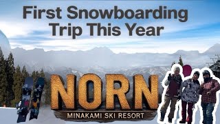 Epic First Snowboarding Trip of the Season! | NORN Minakami Ski Resort, Japan Snowboarding