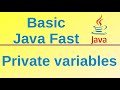 Private variables - Basic Java Fast (17)