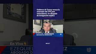 Gobierno de Trump revoca la extensión del TPS para venezolanos 🎥: Univision noticias