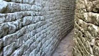 buka tiende at great zimbabwe - walking in the great enclosure