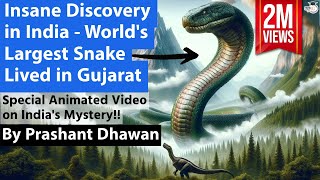 Insane Discovery in India | World's Largest Snake Lived in Gujarat | Vasuki Indicus