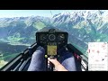 flight sim 2020 gliding with kinetic assistant