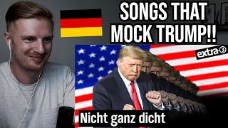 Reaction To German Satire MOCKS Donald Trump