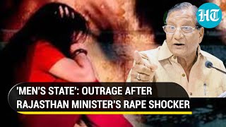 'Number one in rapes because...': Raj minister sparks fury; Calls it 'slip of tongue' after backlash