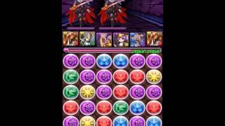 【パズドラ】サタン降臨！回復なし 覚醒ラーPT