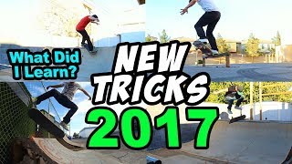 EVERY 2017 TRICK I LEARNED! BEST TRICKS HIGHLIGHT