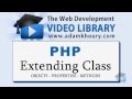 PHP Tutorial - Extend Class Object Oriented Programming OOP