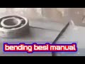 Cara buat bending besi manual | bending plat | bending pipa @sumber Rizki teralis