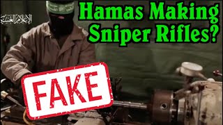 Hamas Claims to Make Sniper Rifles in Gaza - Are They Really?