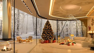 Warm Winter Jazz in a Frosty Apartment 🎄Elegant Jazz Piano Music for Stress Relief and Holiday Focus